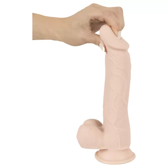 Nature Skin - suction‑cup, realistic dildo (natural, medium)