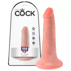 King Cock 5 Dildo (5 inches) - Natural
