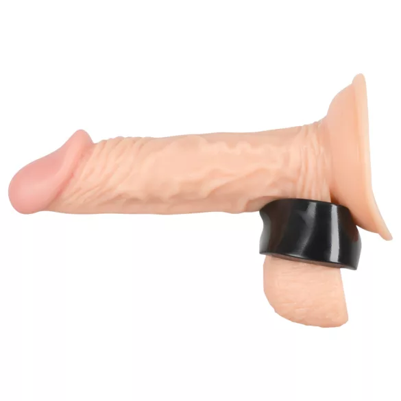 Rebel Ball - Black Penis Ring & Stretcher Set