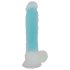 You2Toys Glow in the Dark - Suction Cup Light-Up Dildo (Blue)