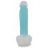 You2Toys Glow in the Dark - Suction Cup Light-Up Dildo (Blue)