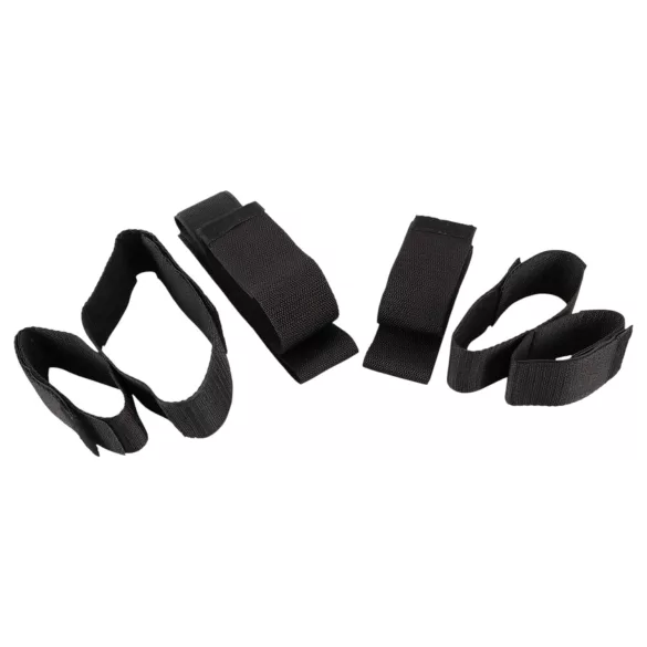 Bad Kitty - Hand to Leg Restraint Set (Black)