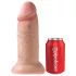 King Cock 10" Dildo (25cm) - Natural