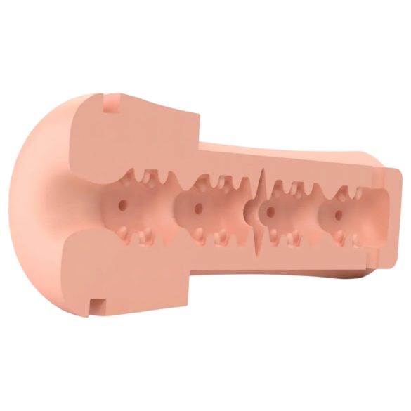 mystim Opus E Donut - Electric Masturbator (Natural-Black)