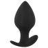 Black Velvet - silicone anal plug set (3-piece) - black