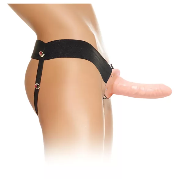 Pipedream - Fetish Strap-On 6 - strap-on, hollow dildo (flesh-coloured)