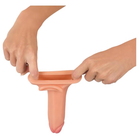 Realistixxx - Natural 19cm Extension Sleeve with Erection Ring