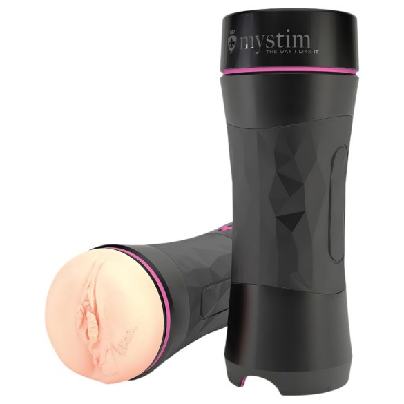 Mystim OPUS Mica - Realistic Stroker (Natural-Black)