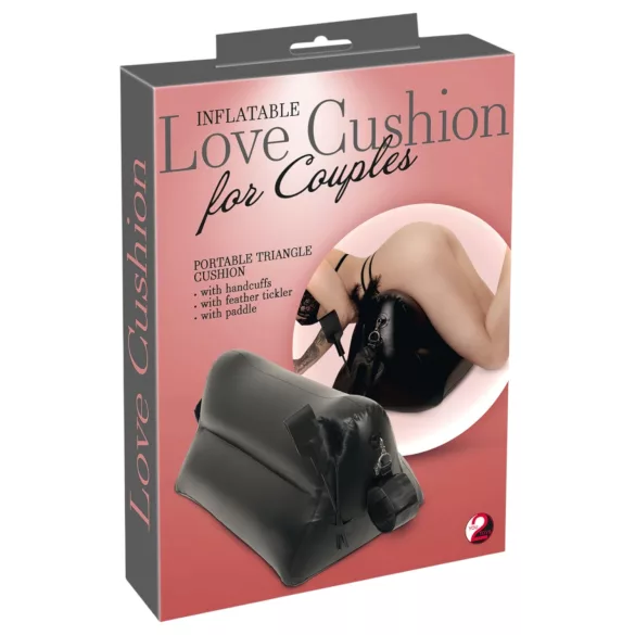 You2Toys Love Cushion - Inflatable Black Romance Pillow Set