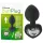 You2Toys Gemstone Anal Plug - Black with White Gem