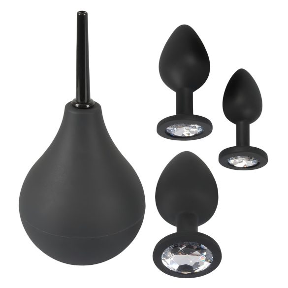 Black Velvet - Anal Plug Set (4 Pieces) - Black
