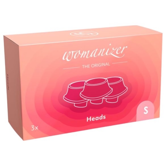 Womanizer Premium Eco - Replacement Suction Heads Set - Pink (3 pcs) - L