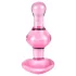 Icicles No. 75 - Heart-Shaped Glass Anal Plug (Pink)