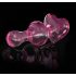 Icicles No. 75 - Heart-Shaped Glass Anal Plug (Pink)