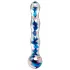 Icicles No. 08 - Wavy Double-Ended Glass Dildo (Clear-Blue)
