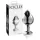 Icicles No. 25 - Clear Glass Tapered Anal Plug