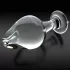 Icicles No. 25 - Clear Glass Tapered Anal Plug