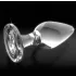 Icicles No. 26 - Tapered Glass Anal Plug (Transparent)