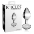 Icicles No. 44 - Tapered Glass Anal Plug (Clear)