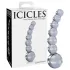 Icicles No. 66 - Curved, Bulbous Glass Dildo (Clear)