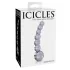 Icicles No. 66 - Curved, Bulbous Glass Dildo (Clear)