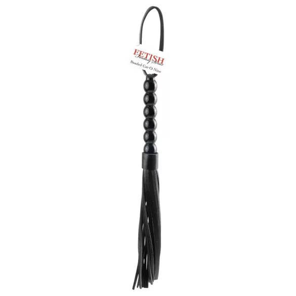 Fetish Fantasy - Beaded Whip (Black)