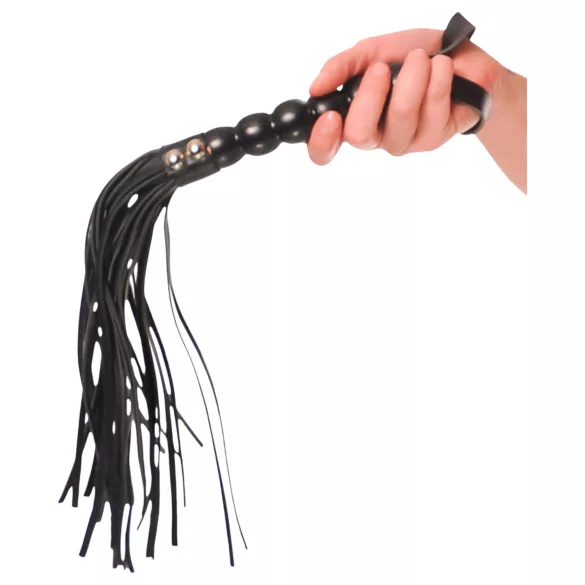 Fetish Fantasy - Beaded Whip (Black)