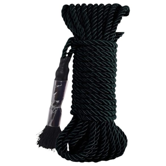 Silky Shibari Bondage Rope - 10m (Black)
