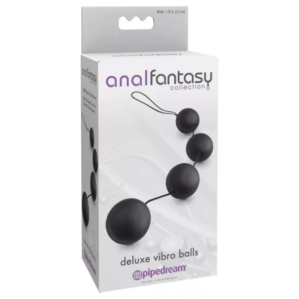 Anal Fantasy - Internal Beaded Anal Chain (Black)