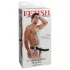 Pipedream Fetish Strap-On 8 - strap-on, hollow vibrator (black)