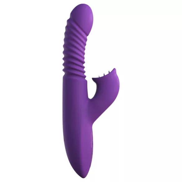 Fantasy For Her - 3‑in‑1 thrusting vibrator with warming function (purple)