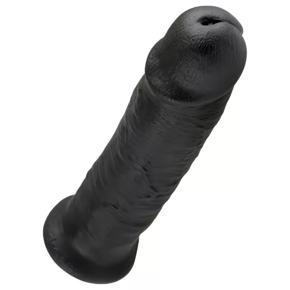 King Cock 10" Suction Cup Dildo (25cm) - Black