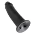 King Cock 10" Suction Cup Dildo (25cm) - Black