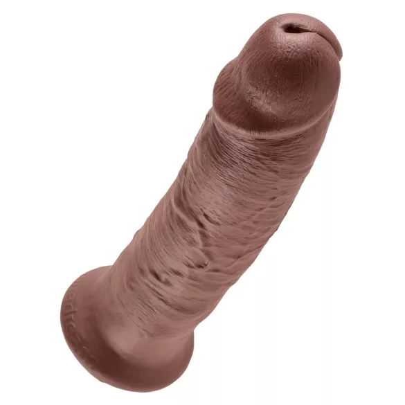 King Cock 10" - large suction cup dildo (25 cm, brown)