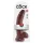 King Cock 9" Brown Dildo with Suction Cup & Balls (23cm)