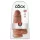 King Cock 9" Chubby Suction Cup Dildo (23cm) - Dark Natural