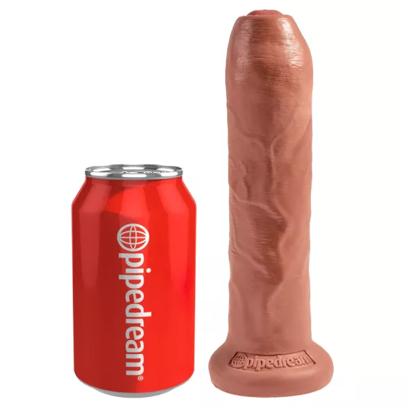 King Cock 7" - Lifelike Dildo (18cm) - Dark Natural