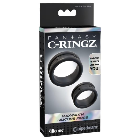 Fantasy C-Ringz - Black Penis and Testicle Ring