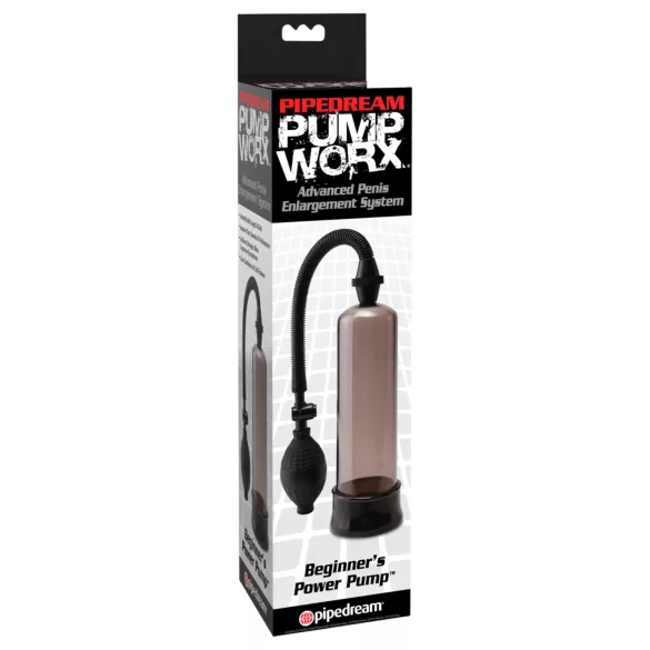 Pipedream - Pump Worx Beginner’s - black penis pump (19 cm)