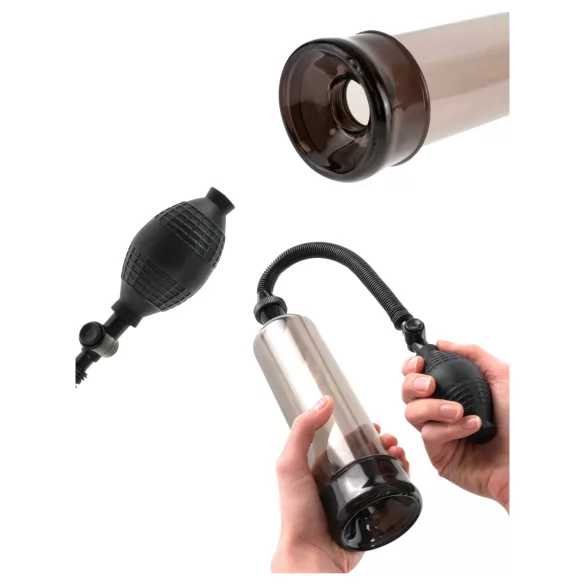 Pipedream - Pump Worx Beginner’s - black penis pump (19 cm)