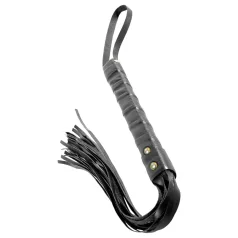 Fetish Fantasy - faux leather whip (black)