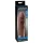 Pipedream X-TENSION Mega 2 - lifelike penis sleeve (20.3 cm) - dark natural
