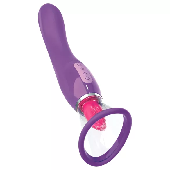 Pipedream - Fantasy - rechargeable 3‑in‑1 licking vibrator (purple)