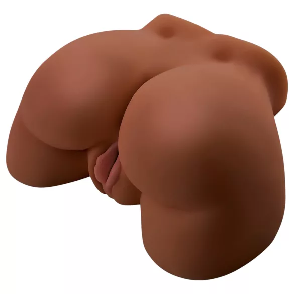 Pipedream Junk in Tha Trunk - vibrating female torso masturbator (dark natural)