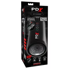 PDX Moto Blower - sucking, vibrating masturbator (black)