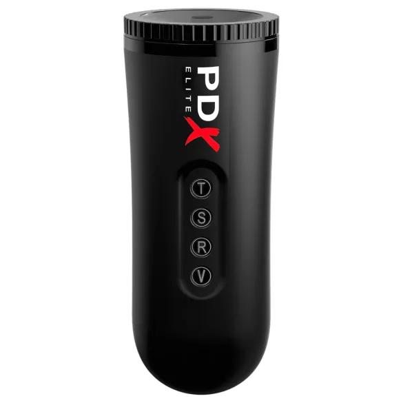 PDX Moto Blower - sucking, vibrating masturbator (black)