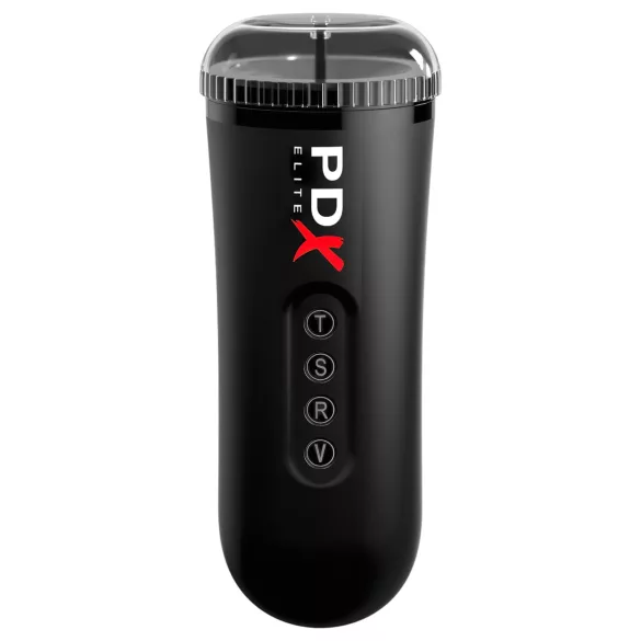 PDX Moto Blower - sucking, vibrating masturbator (black)