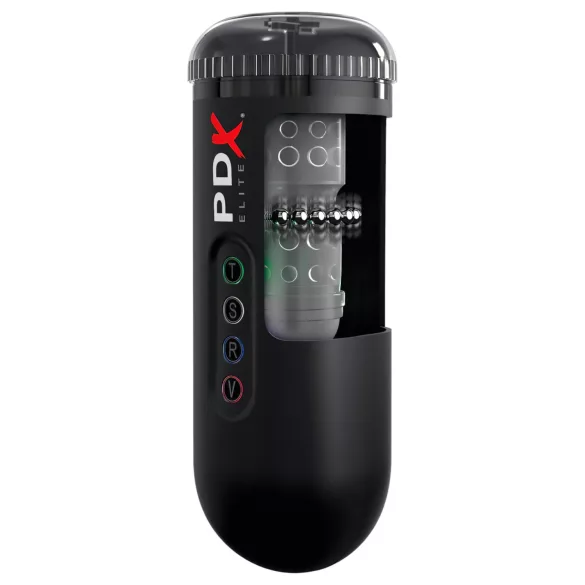 PDX Moto Blower - sucking, vibrating masturbator (black)