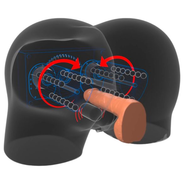 PDX Elite Milk Me Silly - Vibrating Torso Masturbator (Natural)