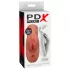 PDX Dual Stroker - 2-in-1 Realistic Masturbator (Dark Natural)